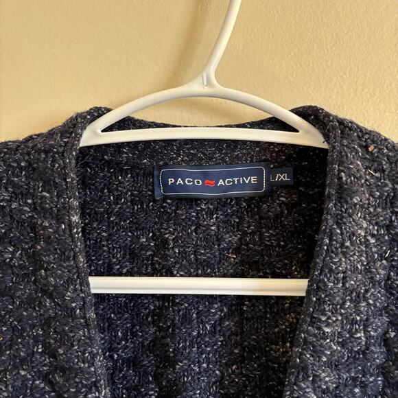 Aztec Sweater Vest Womens Size L /XL Multicolor Button Up Wool Blend - Picture 3 of 7